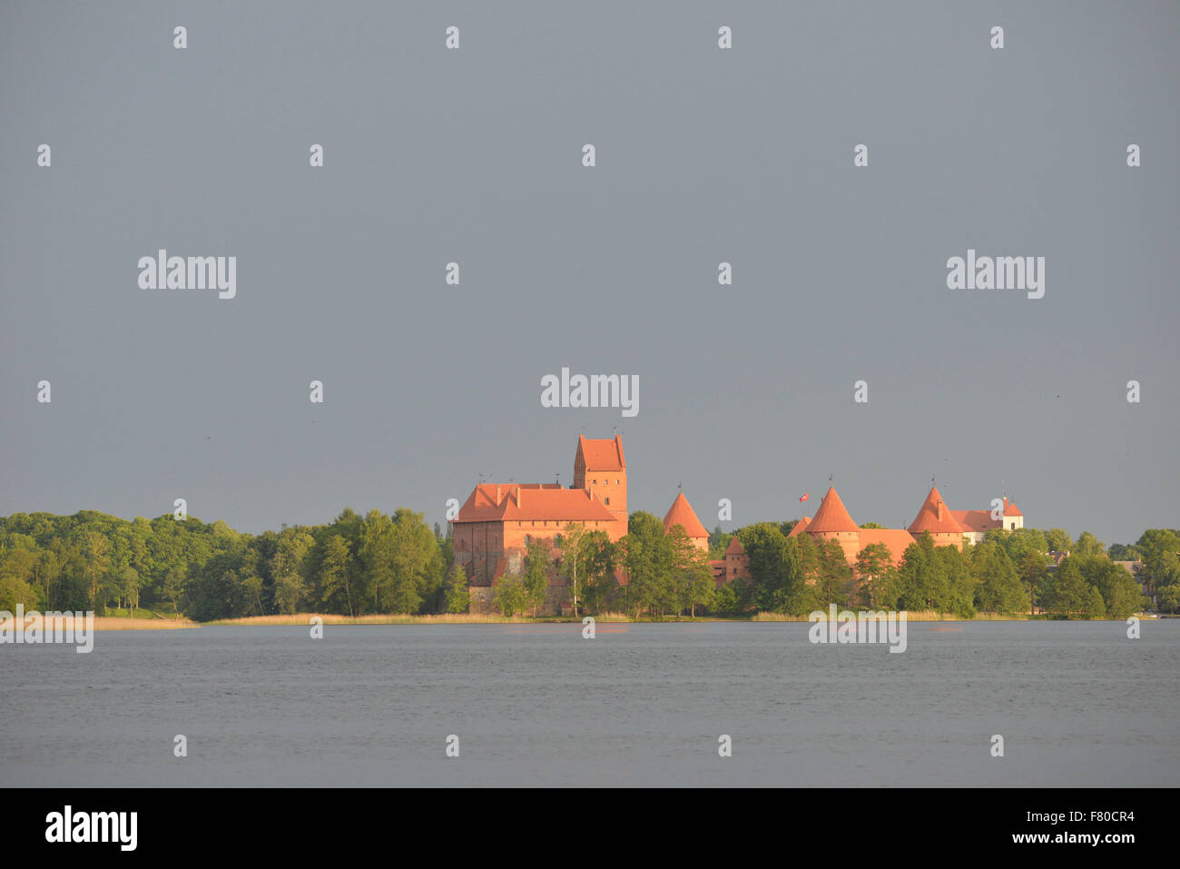 Château de l'île de Trakai, Lituanie trakai, Banque D'Images Château de l'île de Trakai, Lituanie trakai, Banque D'Images