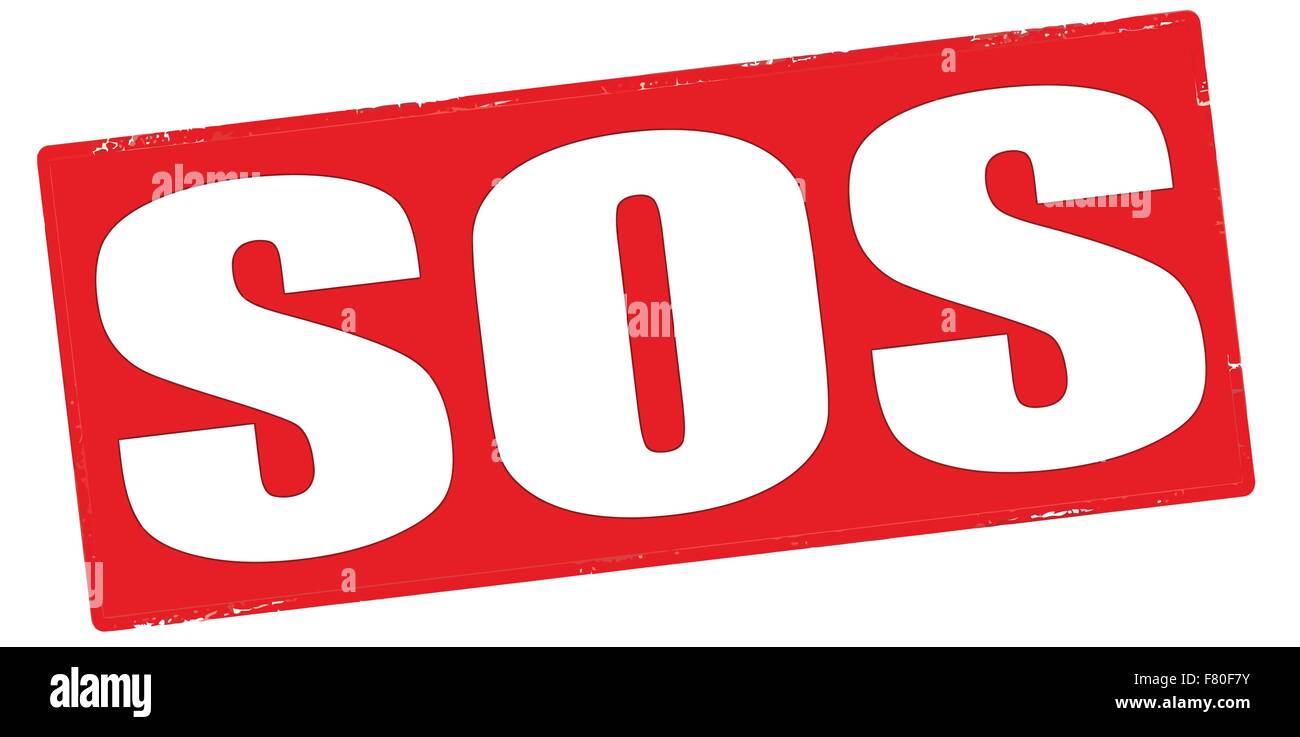 SOS Illustration de Vecteur