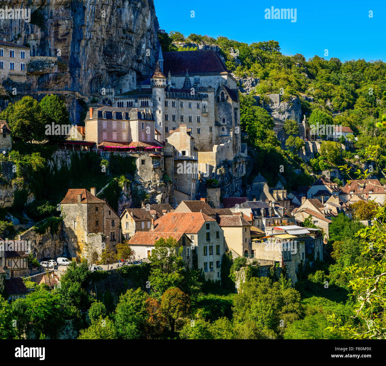 Rocamadour, Lot, Midi-Pyrénées, France Photo Stock - Alamy