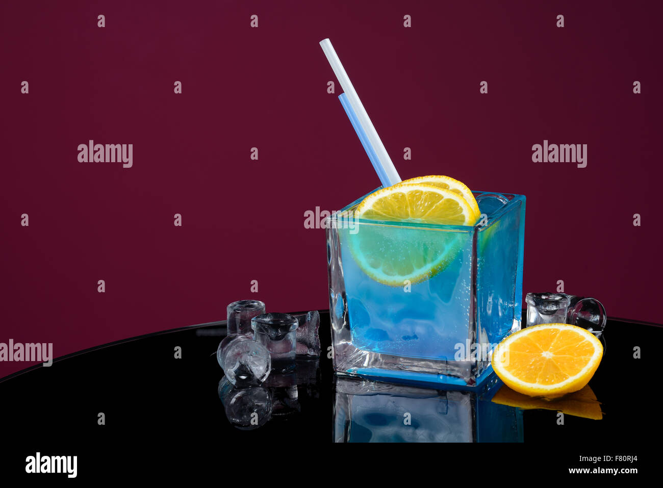 lagon bleu Banque D'Images