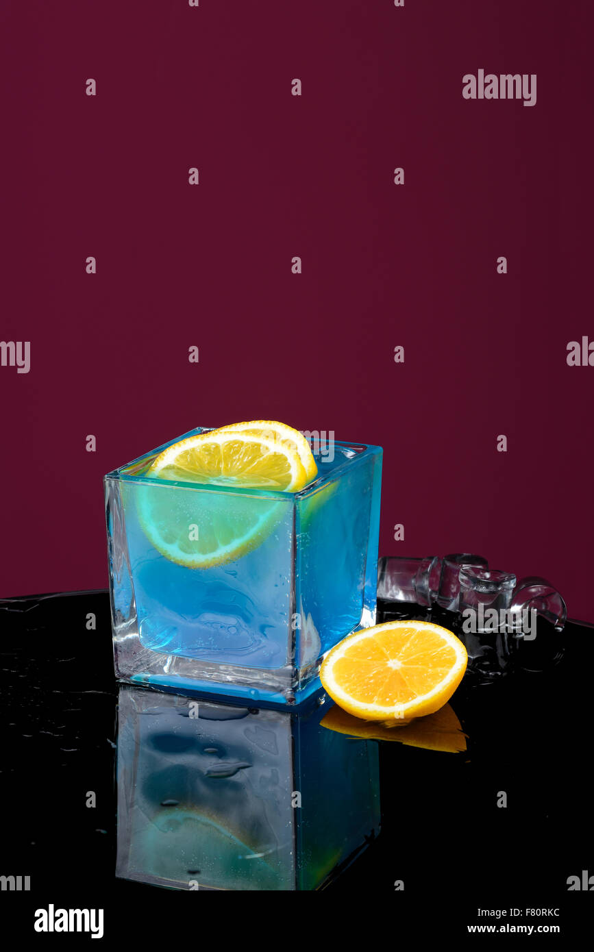 lagon bleu Banque D'Images