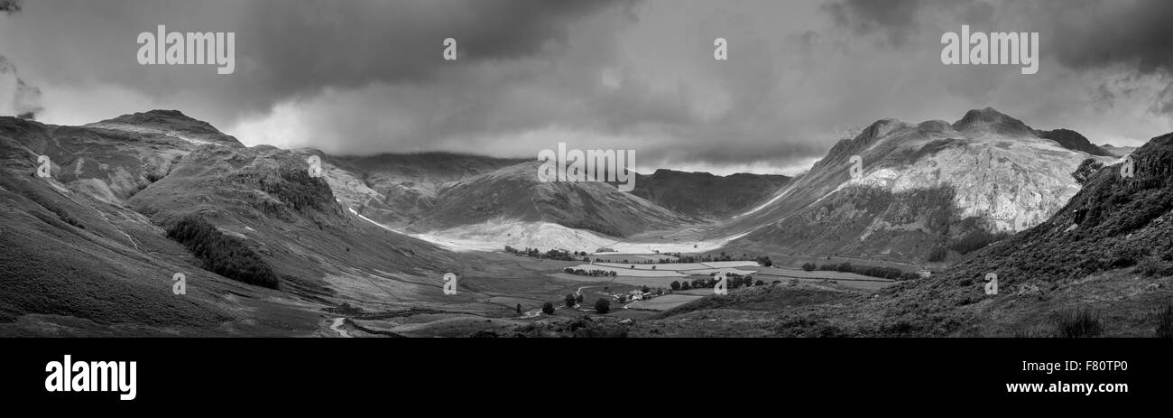 Une vue sur Langdale Banque D'Images
