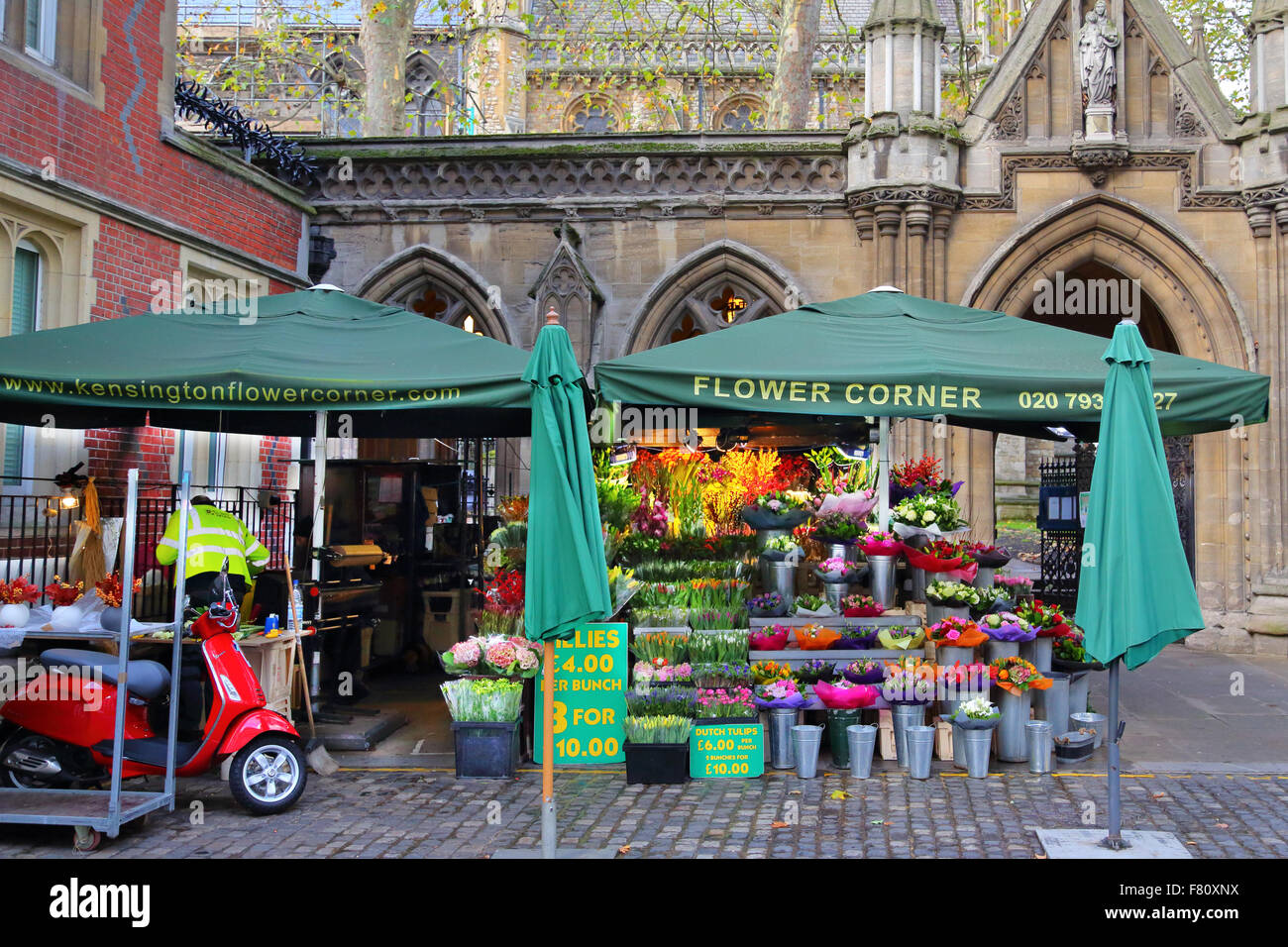 Fleuriste à Kensington, Londres, Royaume-Uni Banque D'Images