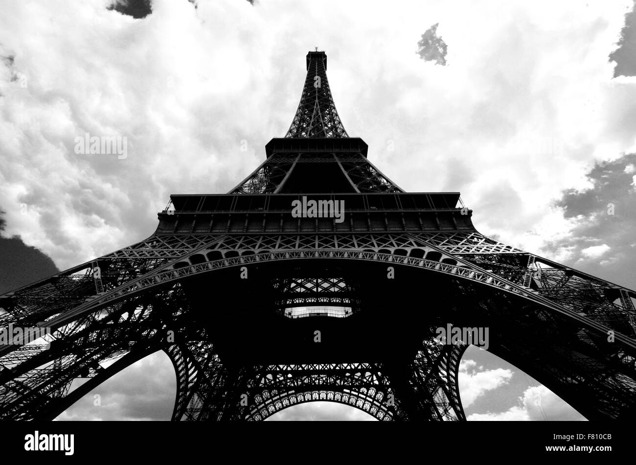 La Tour Eiffel, Paris Banque D'Images