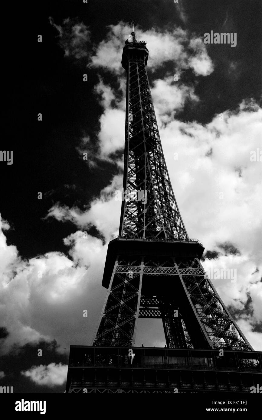 La Tour Eiffel, Paris Banque D'Images