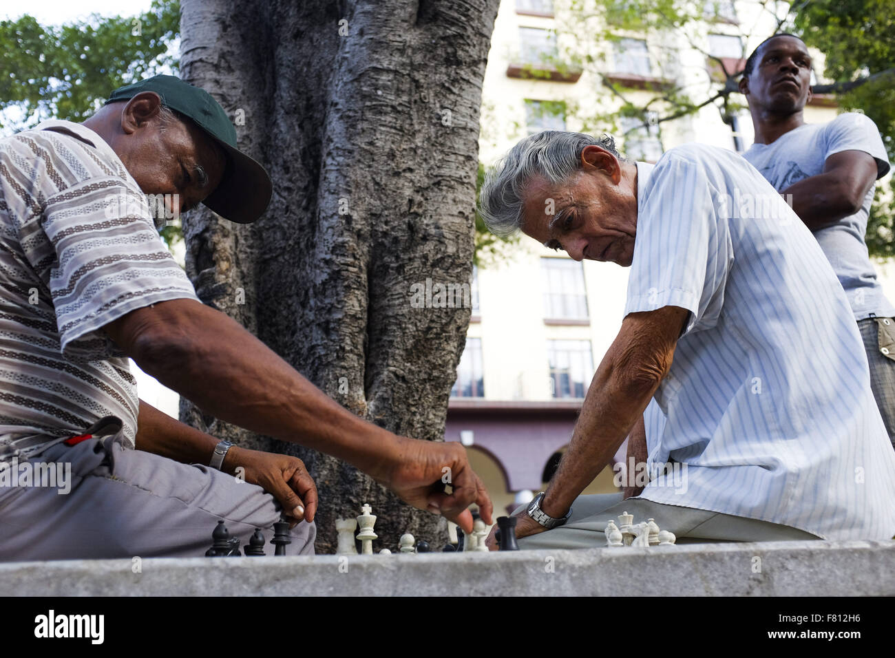 Old Cuban Men Smoke Cigars Banque d'image et photos - Alamy