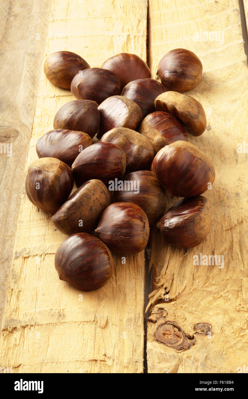 châtaignes Banque D'Images