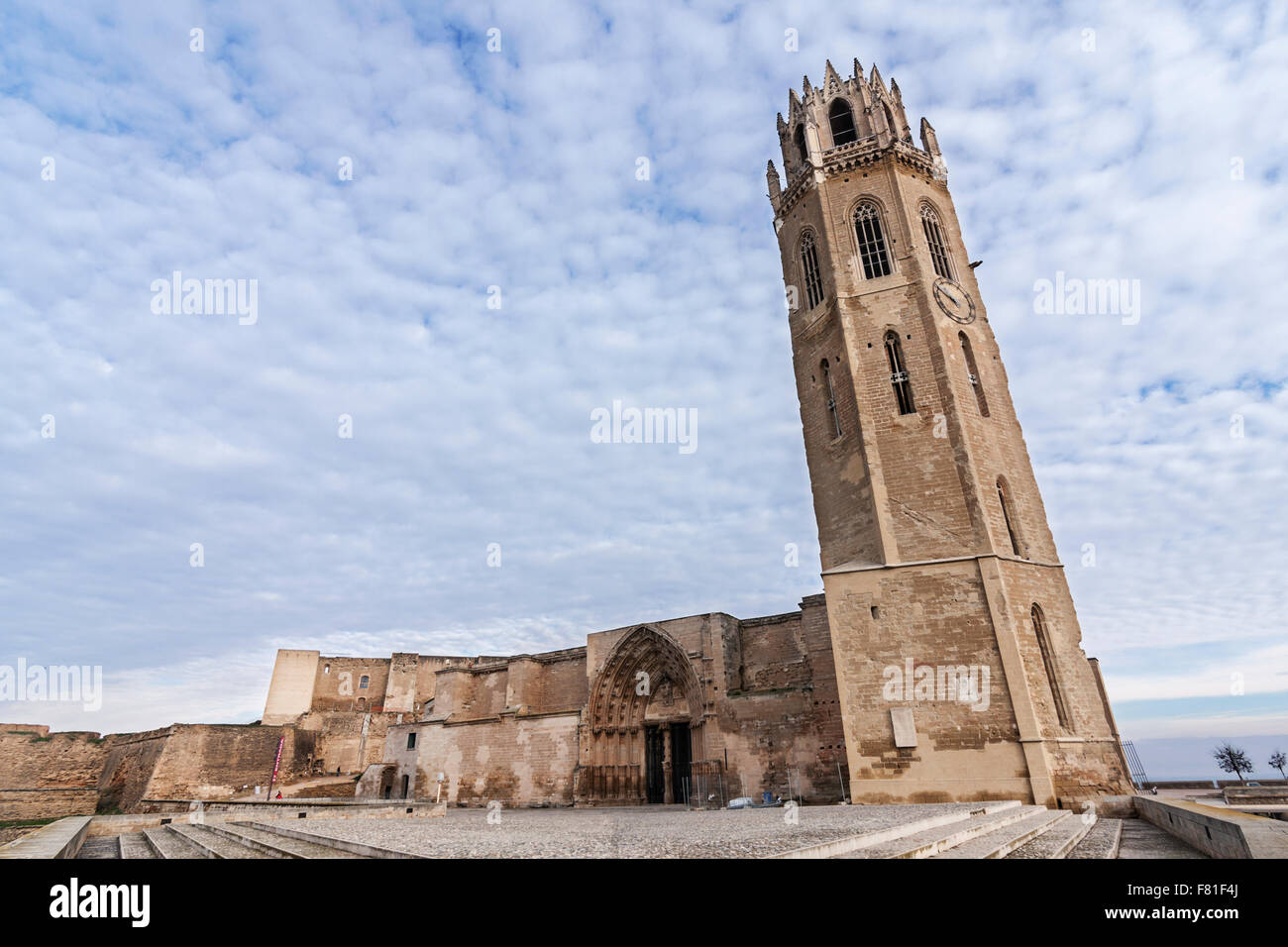 La Seu Vella, Lleida. Banque D'Images