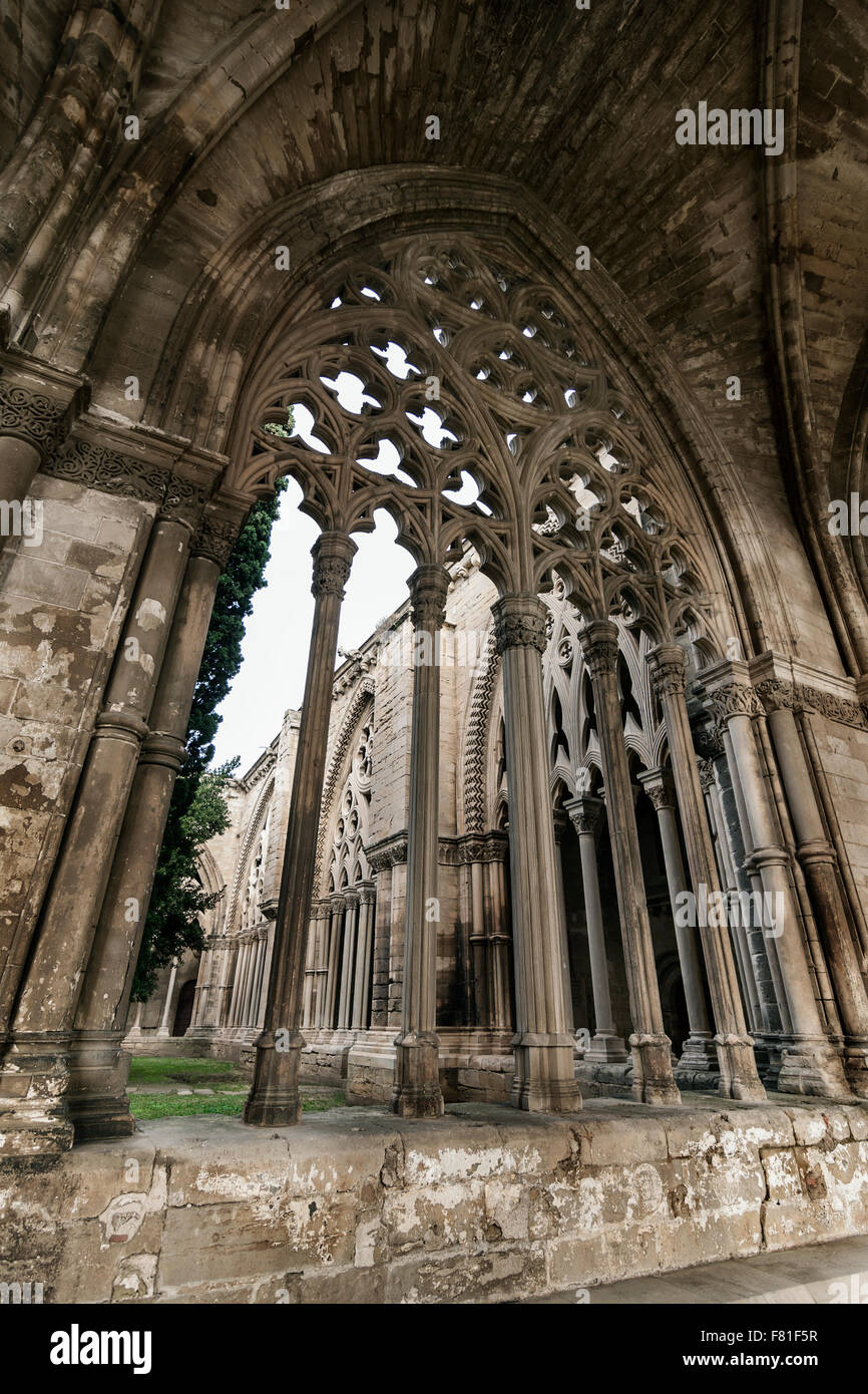 La Seu Vella, Lleida. Banque D'Images