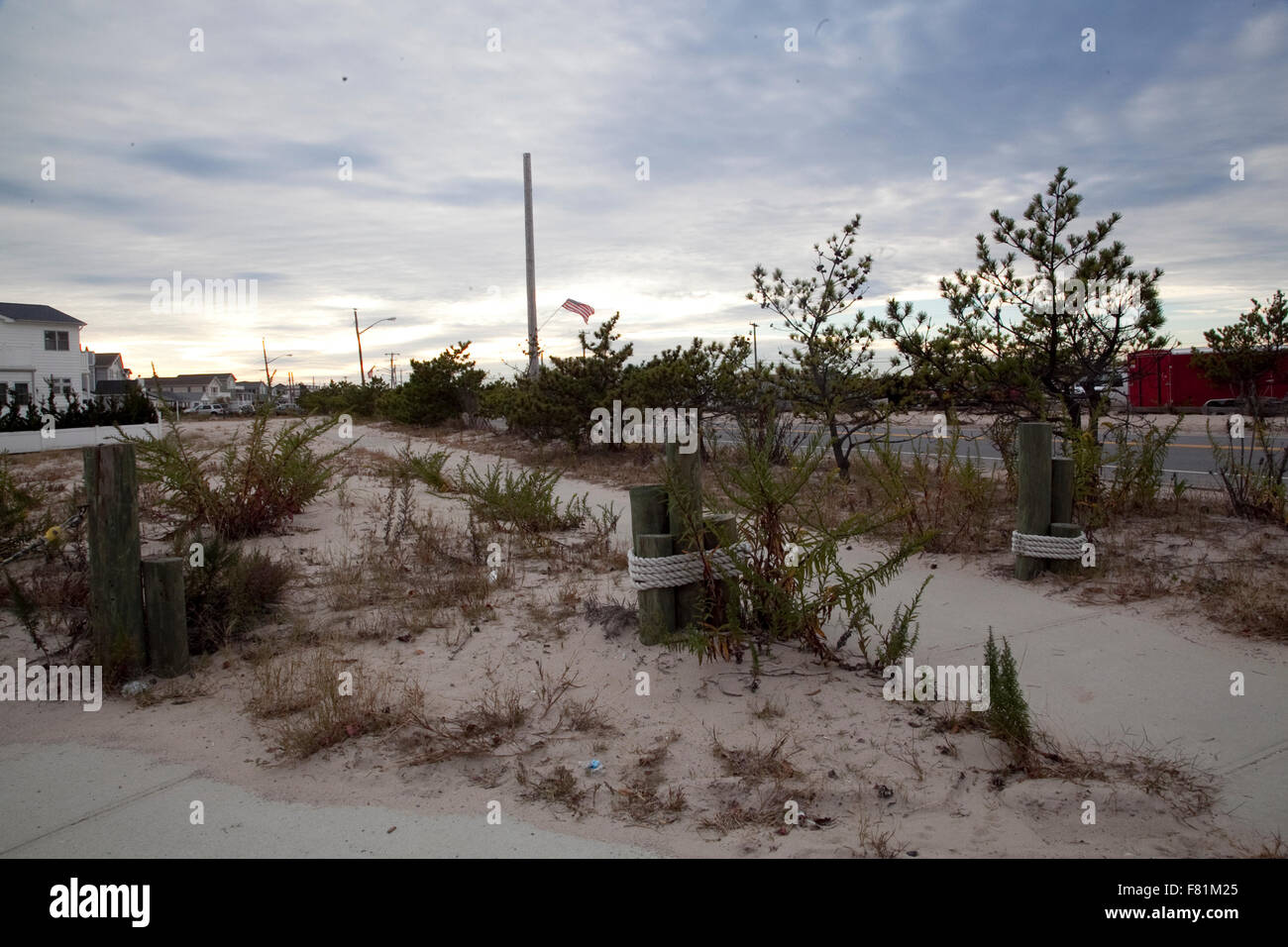 Rockaway Beach, Queens, Breezy Point Banque D'Images