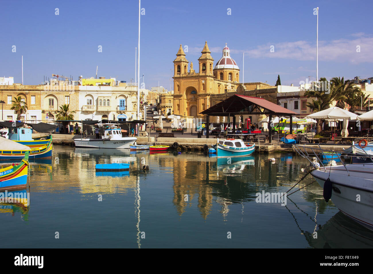 Port de Marsaxlokk Banque D'Images