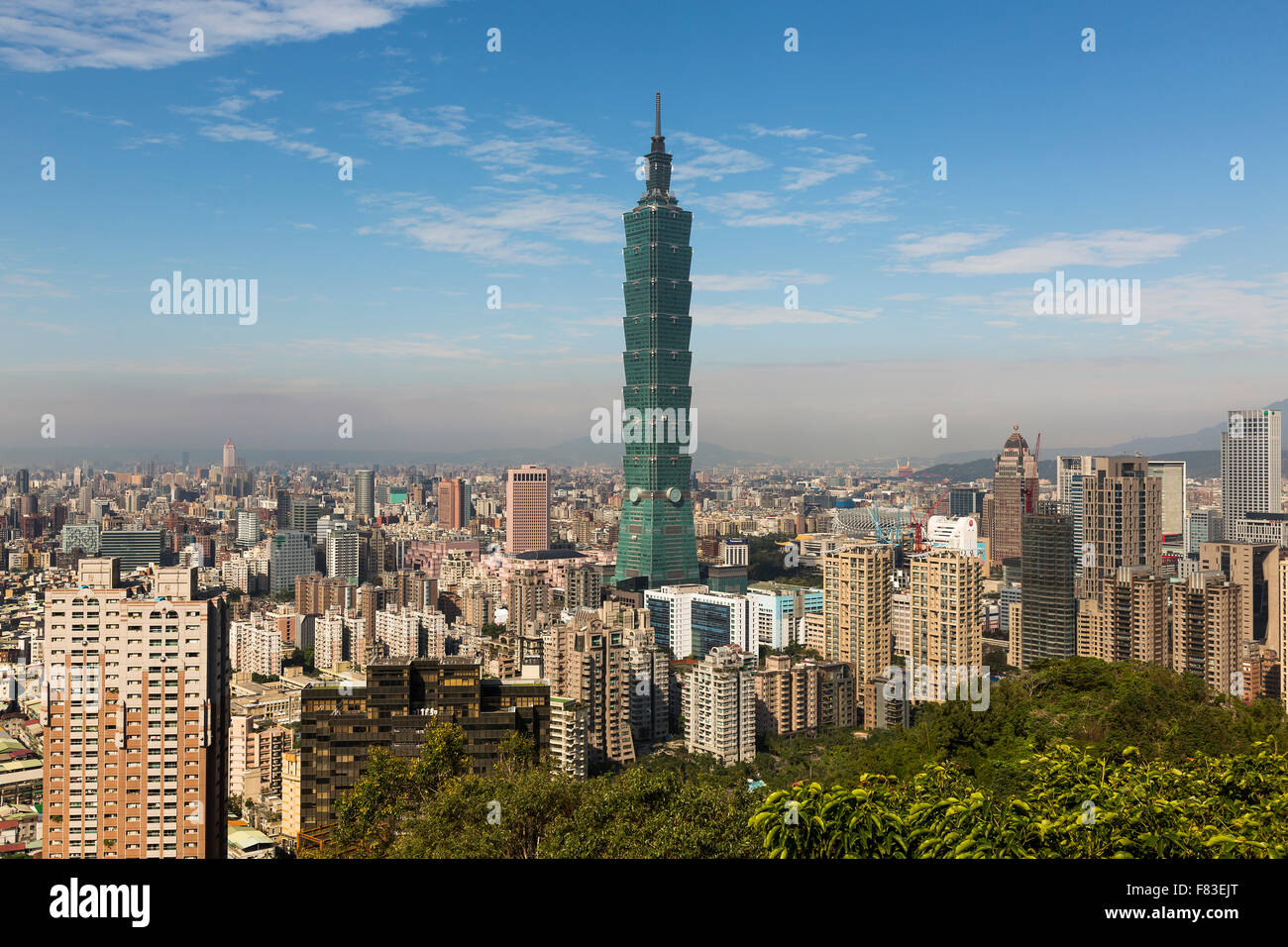 Skyline de Taipei Banque D'Images