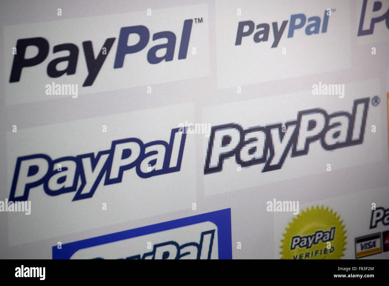Markenname : 'Paypal' , Berlin. Banque D'Images