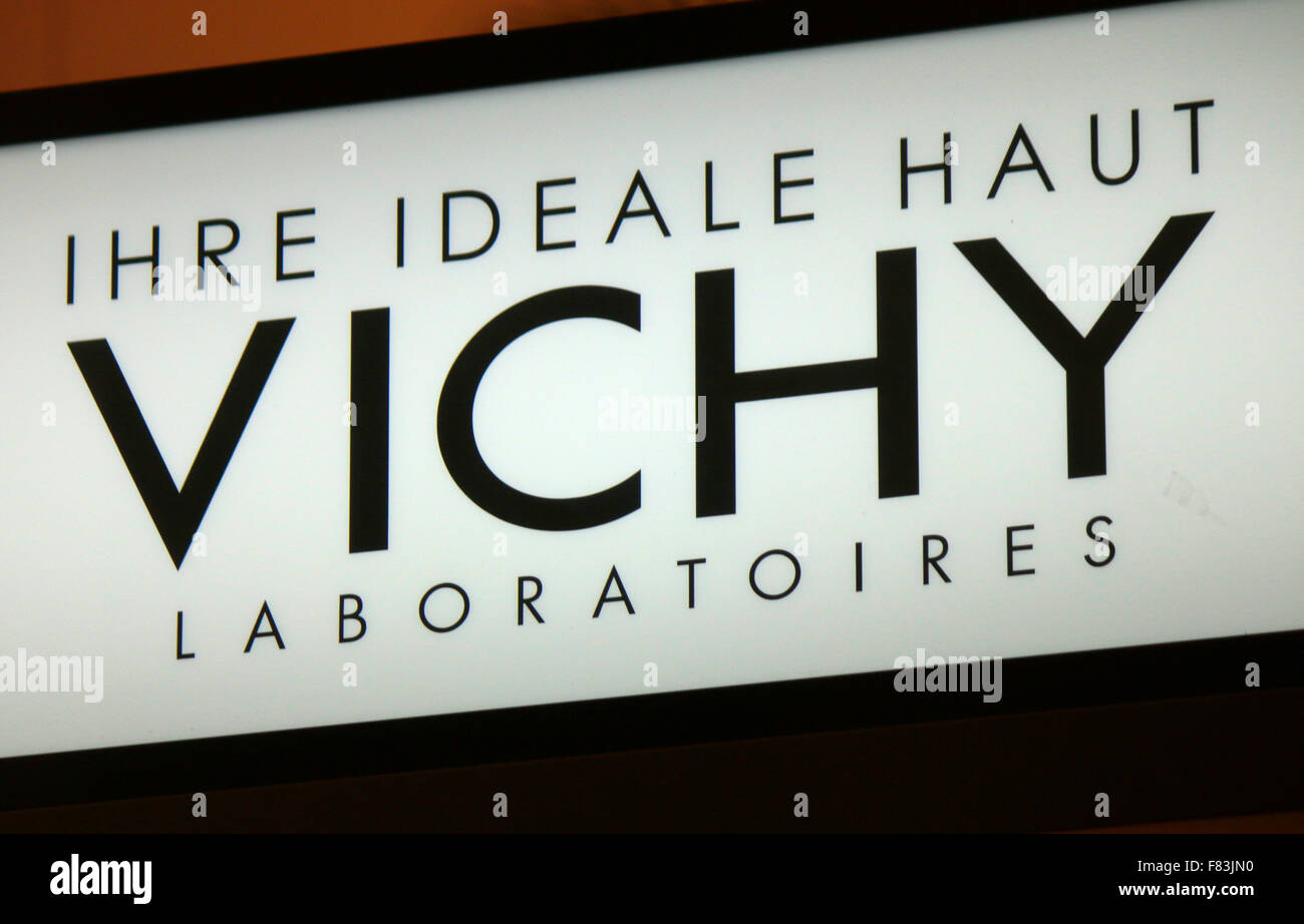 Markennamen : 'Vichy', Berlin. Banque D'Images