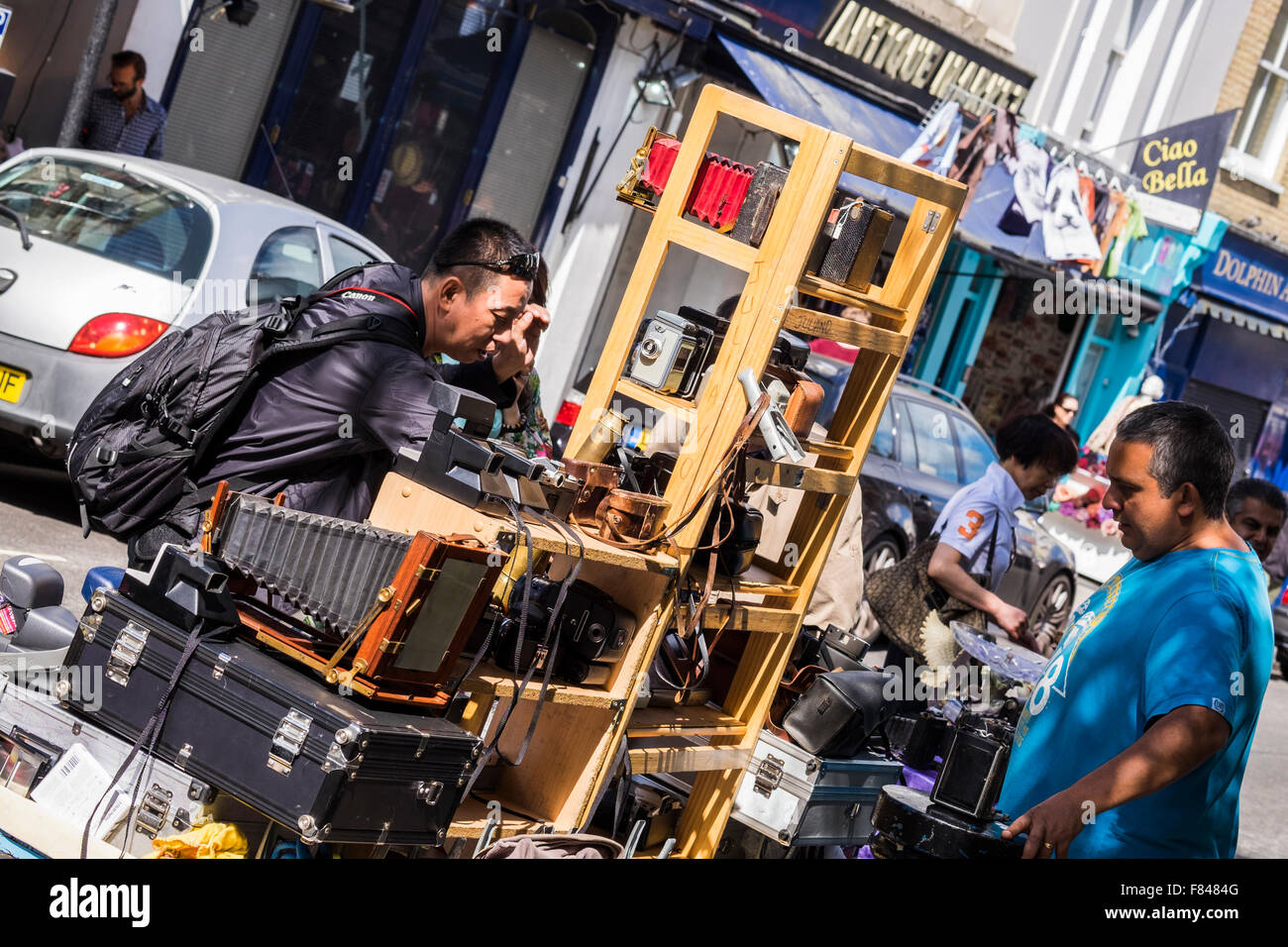 Portobello road, Notting Hill, Londres, Angleterre, Royaume-Uni Banque D'Images