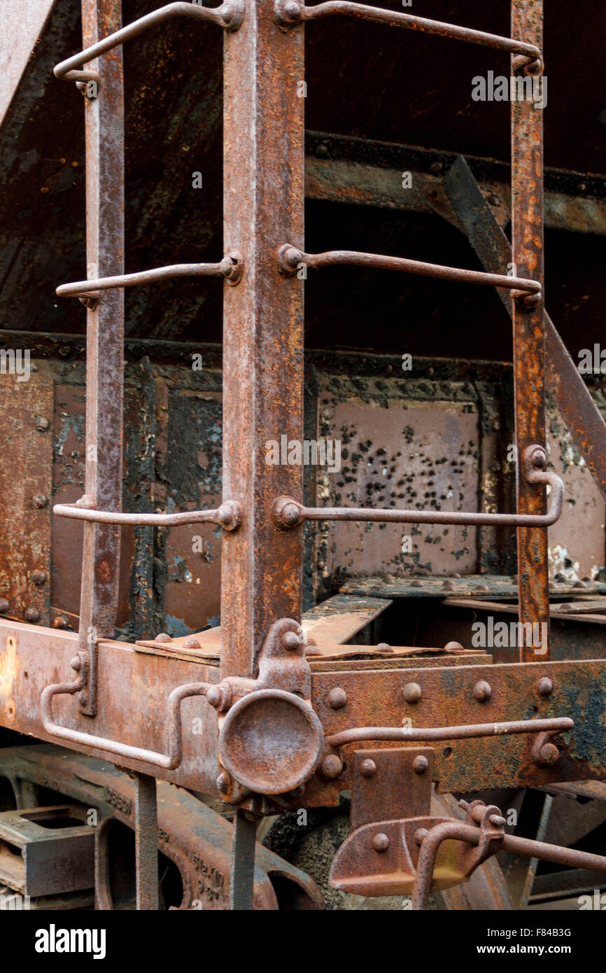 Le train de charbon abandonnées car. Virginia Museum of Transportation Banque D'Images