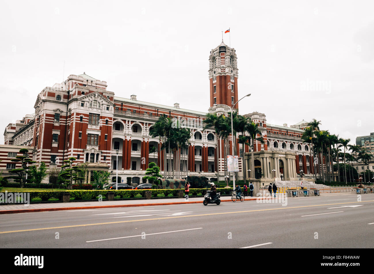 Taipei, Taiwan - le 9 février 2015 : l'avis de le palais présidentiel dans la journée. Banque D'Images
