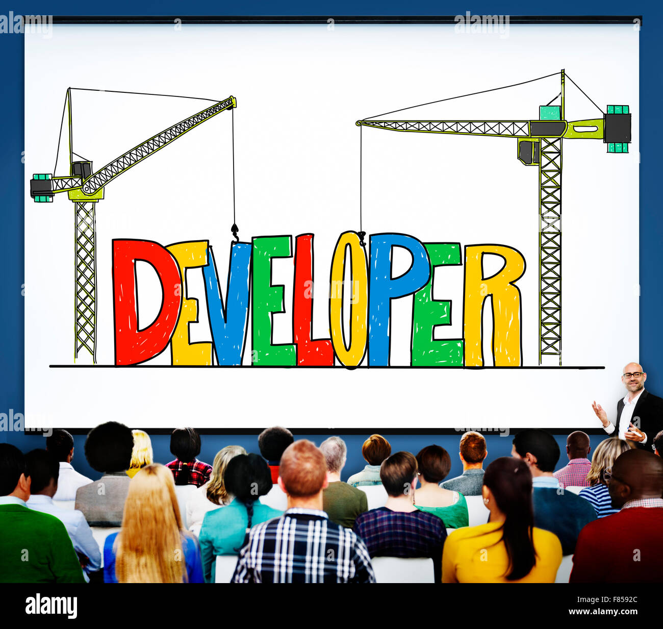 Améliorer la gestion des Compétences Développement développeur Concept Banque D'Images