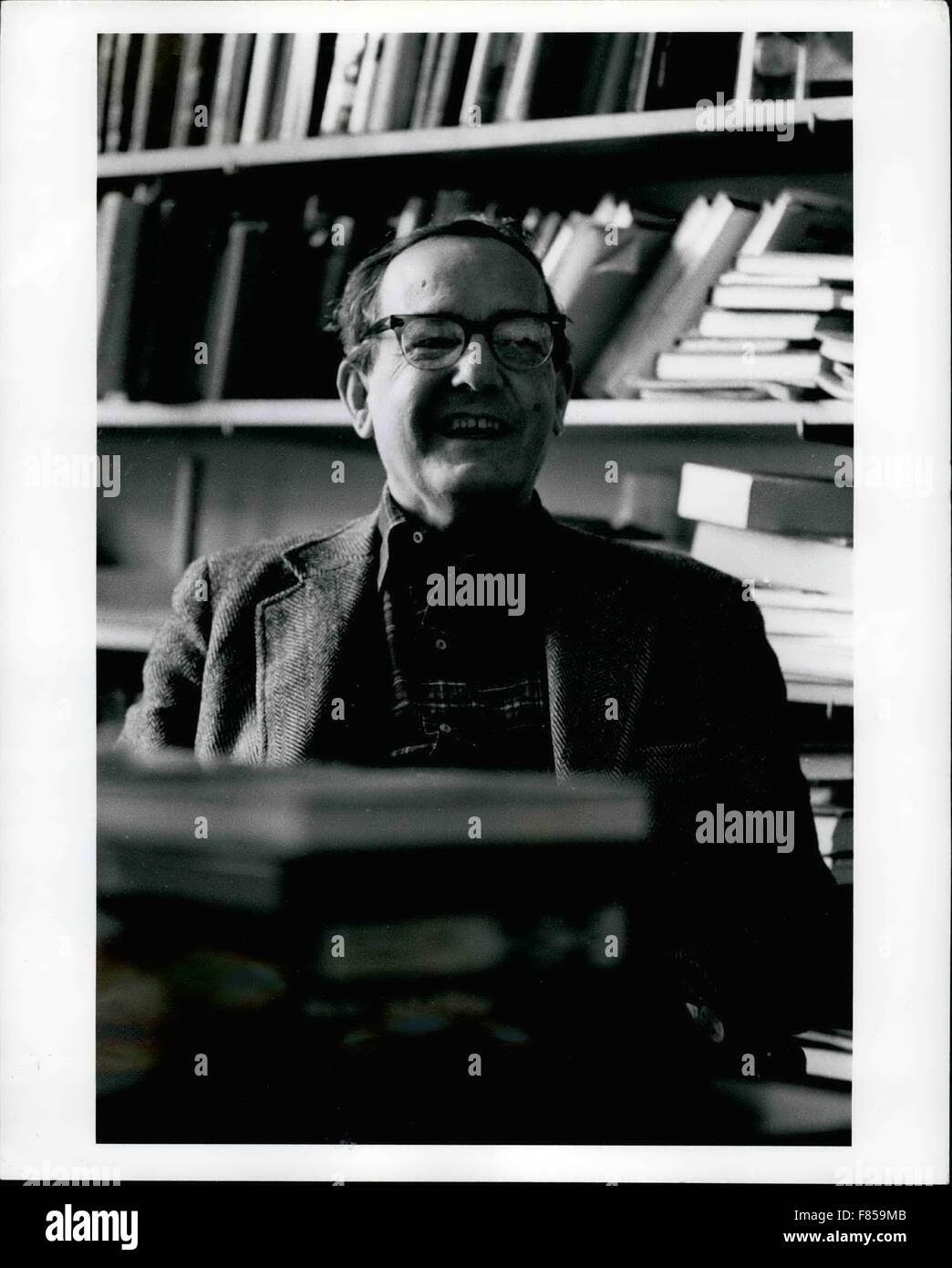 1978 - Prix Nobel de science économique 1978 - Dr Herbert Simon Un Con c'est à dire ellon University, urgh, New York © Keystone Photos USA/ZUMAPRESS.com/Alamy Live News Banque D'Images