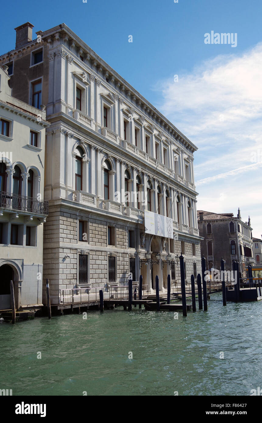Venise, Italie, du Palazzo Grassi, Grand Canal Banque D'Images