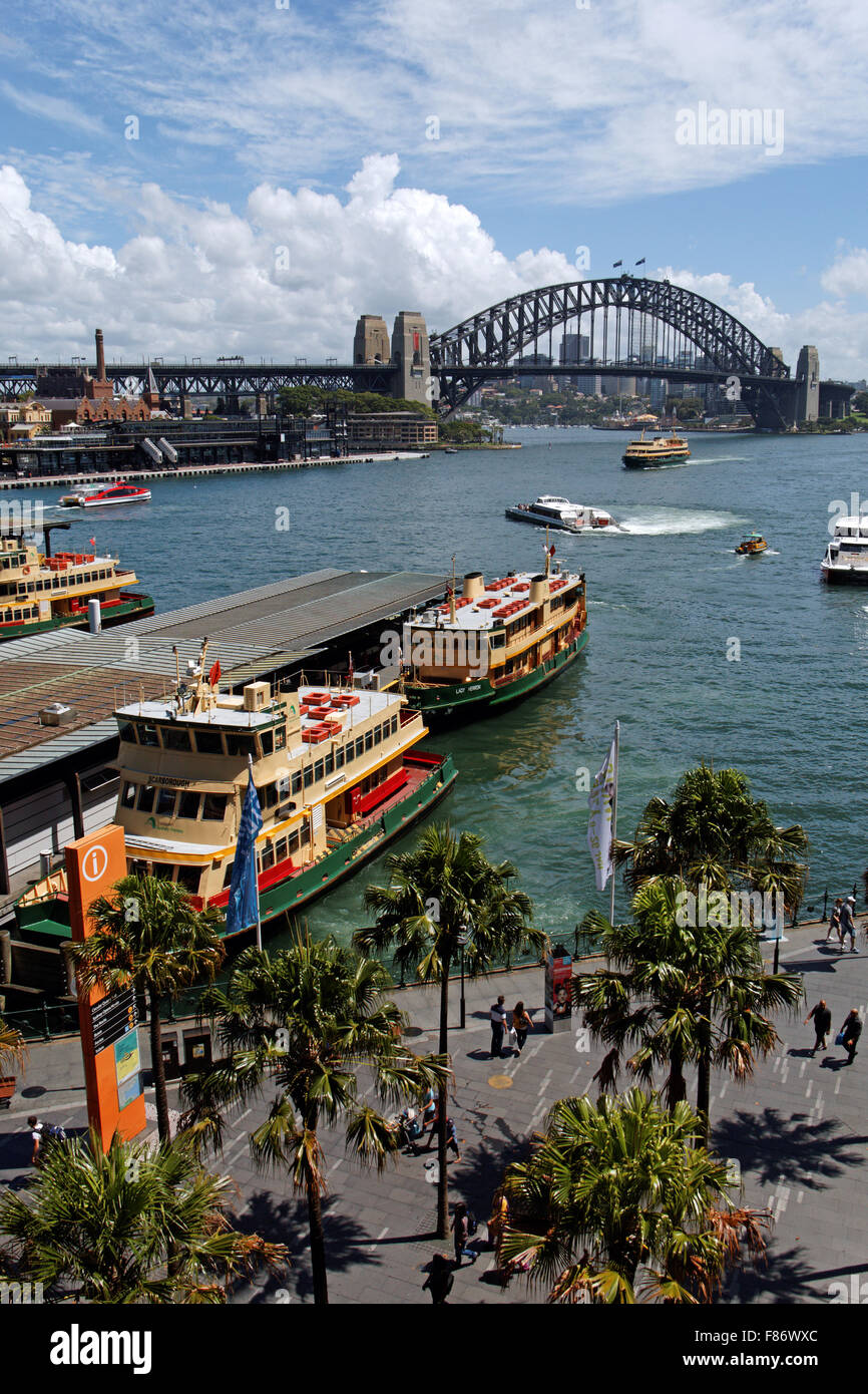 Voir à partir de Circular Quay Sydney Australie J J Banque D'Images