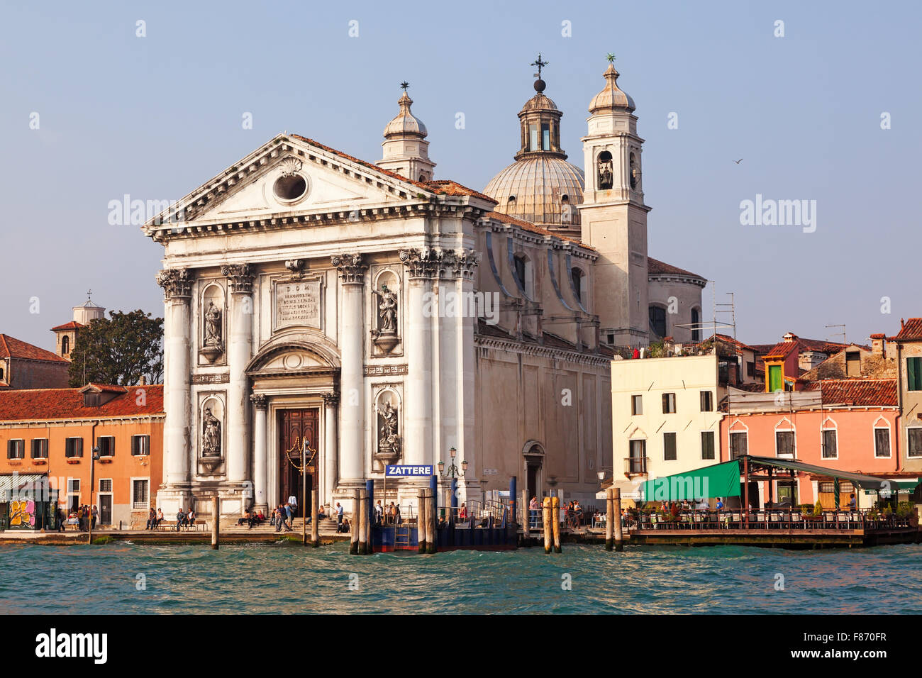 Venise, Italie - 06 octobre 2012 : Santa Maria del Rosario (St. Marie du Rosaire), communément connu sous le nom I Gesuati Banque D'Images