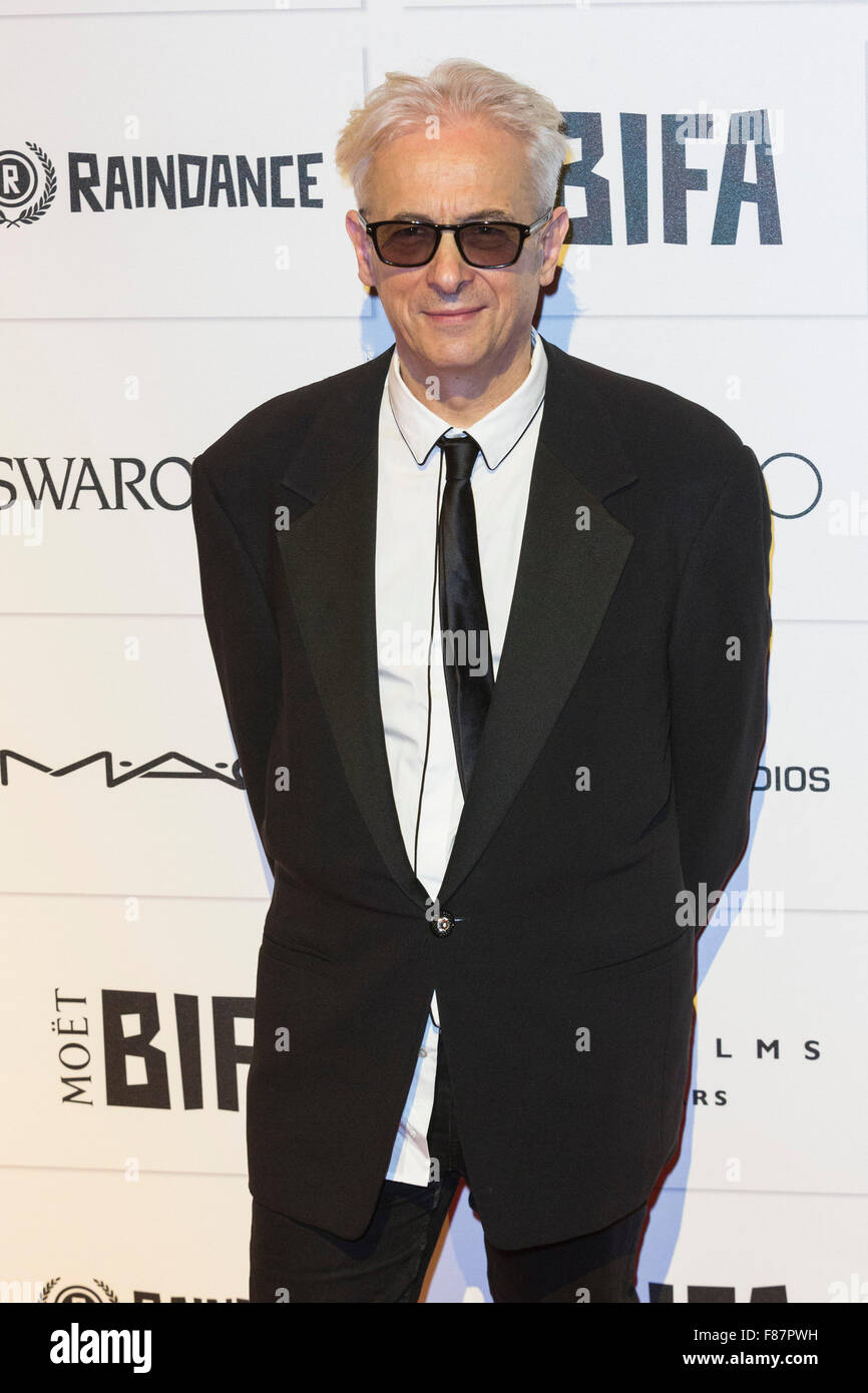 Londres, Royaume-Uni. 6 décembre 2015. Elliot Grove. Tapis rouge pour les arrivées 2015 Moët British Independent Film Awards au Old Billingsgate Market. Banque D'Images