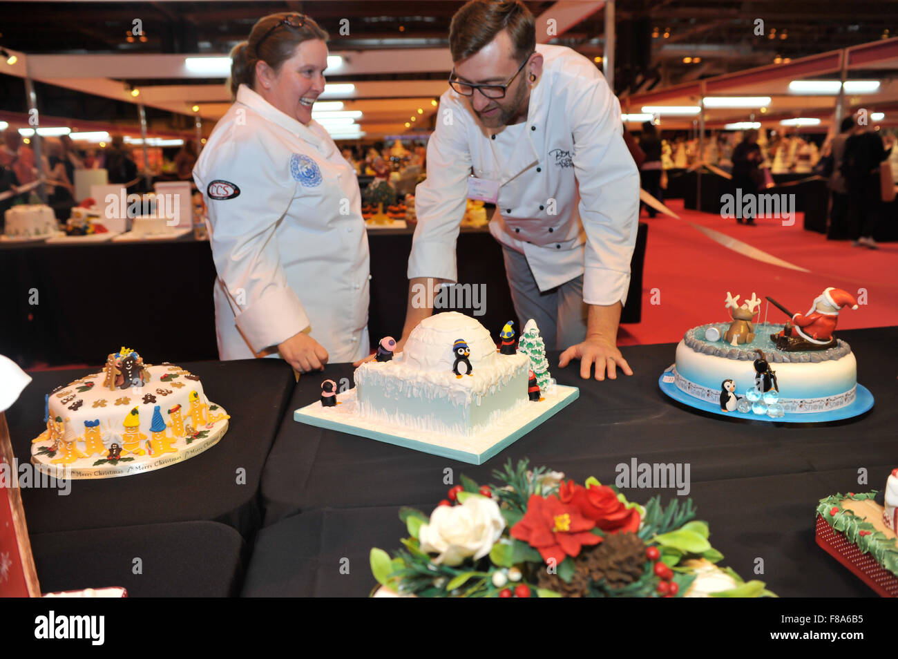International - Le gâteau Sugarcraft Décoration de gâteau, & Baking Show qui a eu lieu à NEC - Jour 1 : Atmosphère d' où : Birmingham, Royaume-Uni Quand : 06 Nov 2015 Banque D'Images