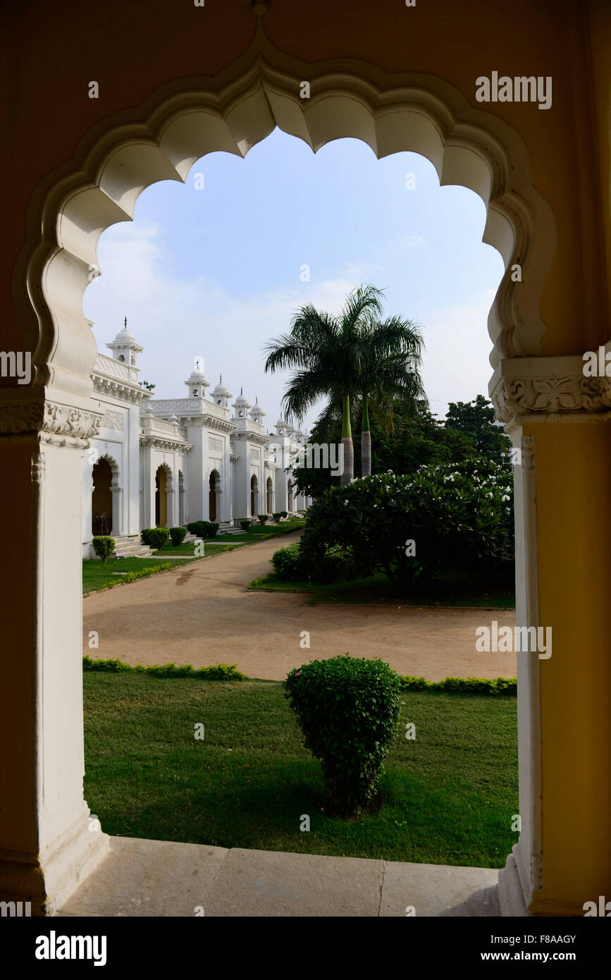 Le magnifique Palais Chowmahalla à Hyderabad, Inde. Banque D'Images