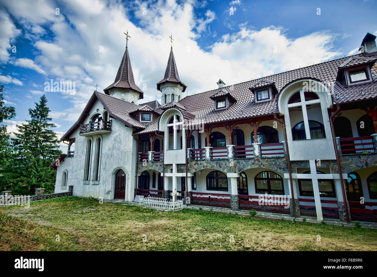 Monastère de Bucovine, Roumanie Banque D'Images