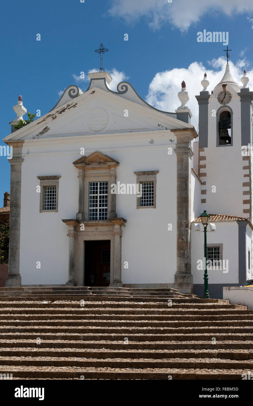 Village de Estoi, Algarve au Portugal. Banque D'Images