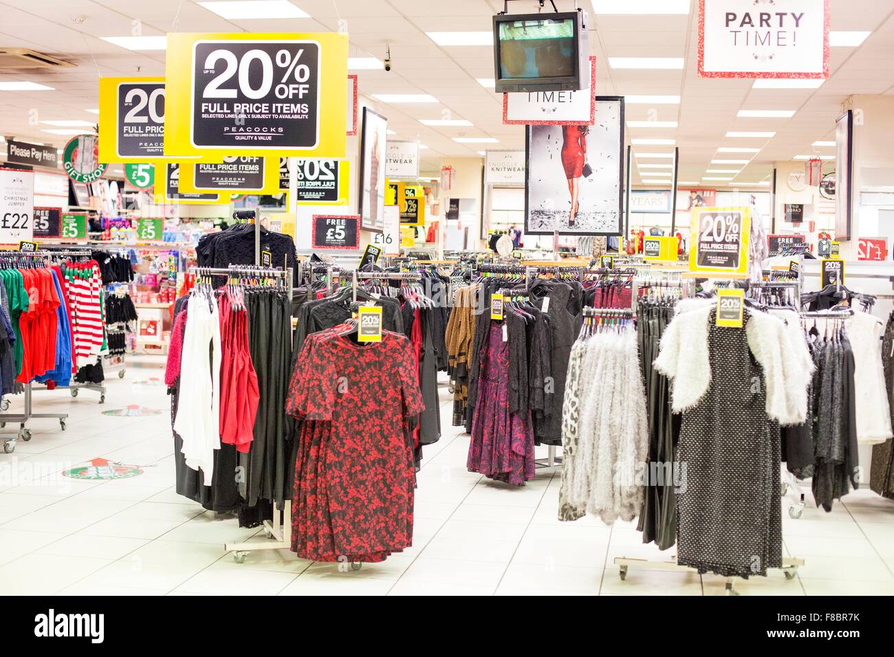 Le vendredi noir vente Middleton Grange shopping centre Banque D'Images