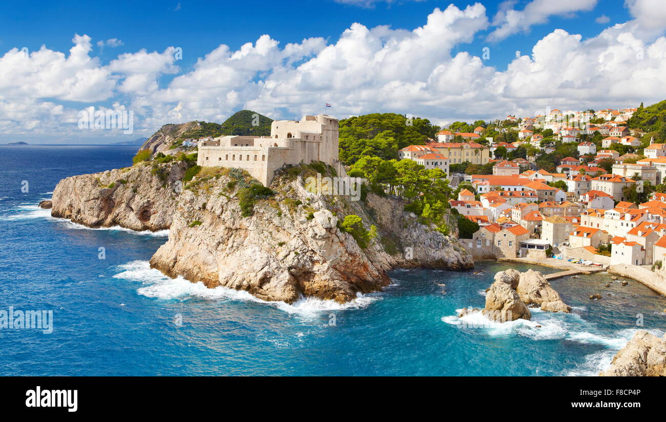 La vieille ville de Dubrovnik, Croatie Banque D'Images