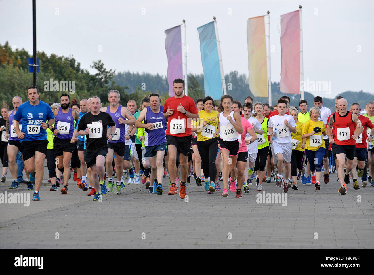5K Race à Londonderry, en Irlande du Nord Banque D'Images