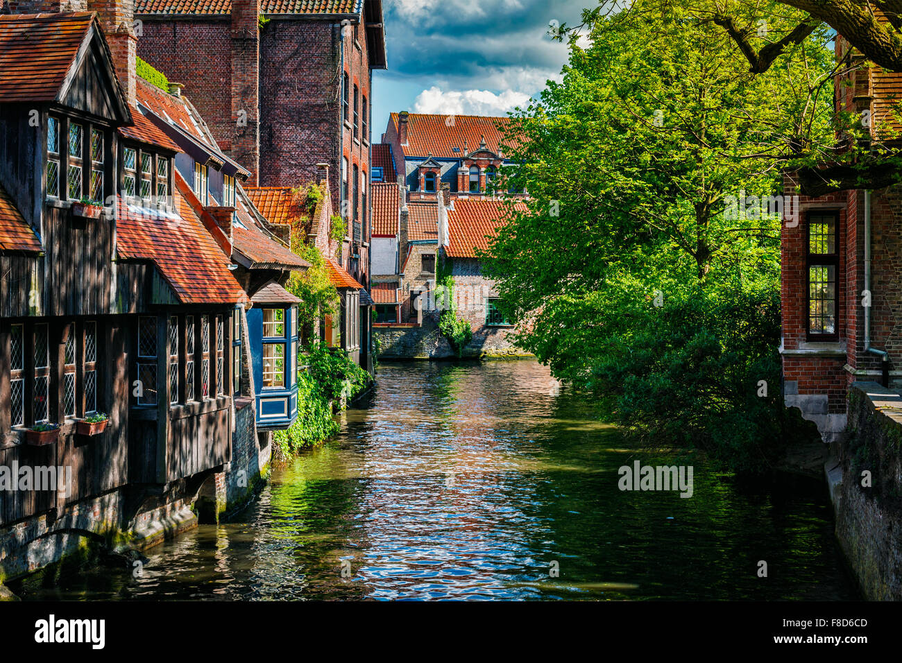 La ville de Bruges Brugge, Belgique Banque D'Images
