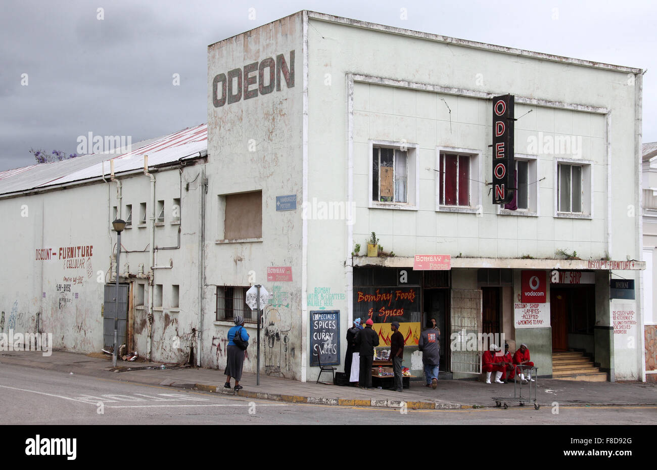 Cinéma Odéon Bâtiment à Grahamstown dans la province d'Eastern Cape d'Afrique du Sud Banque D'Images