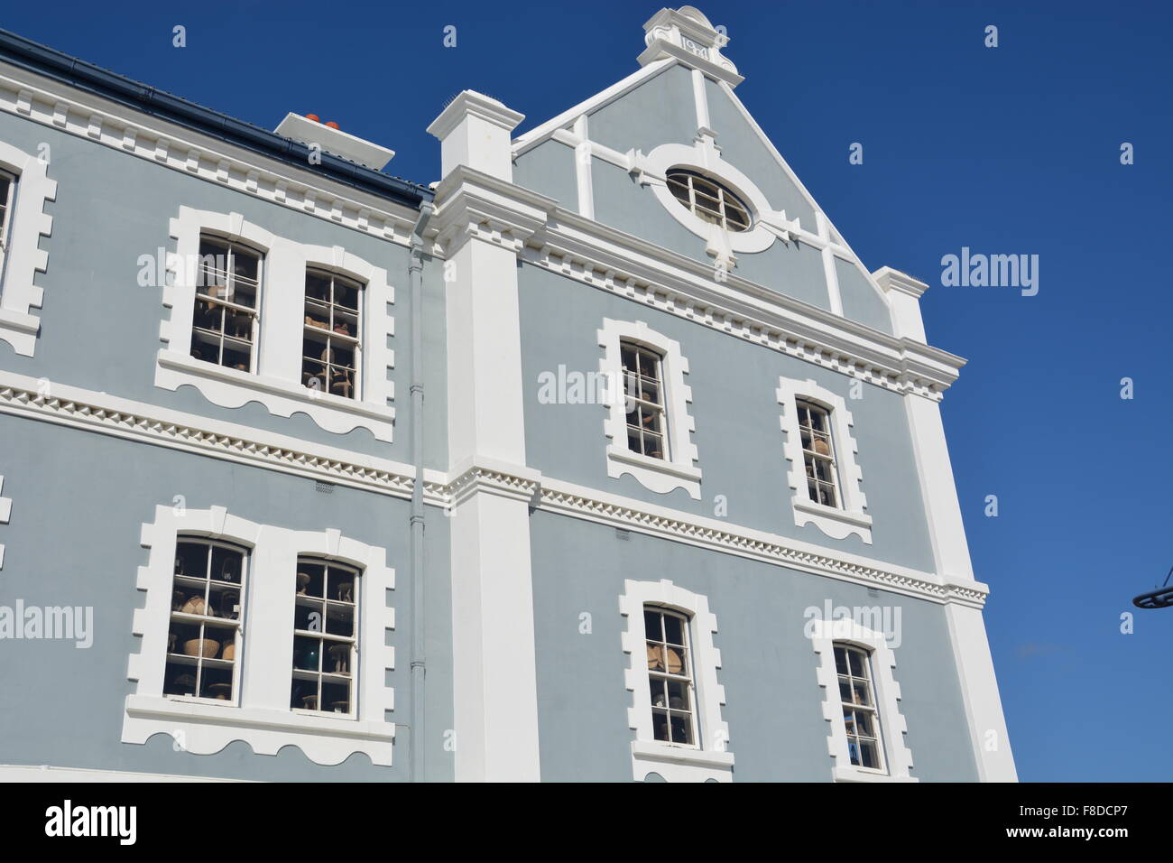 De près de l'ancien capitaine de port 1904 dans le bâtiment du Victoria & Alfred Waterfront, Cape Town Afrique du Sud Banque D'Images