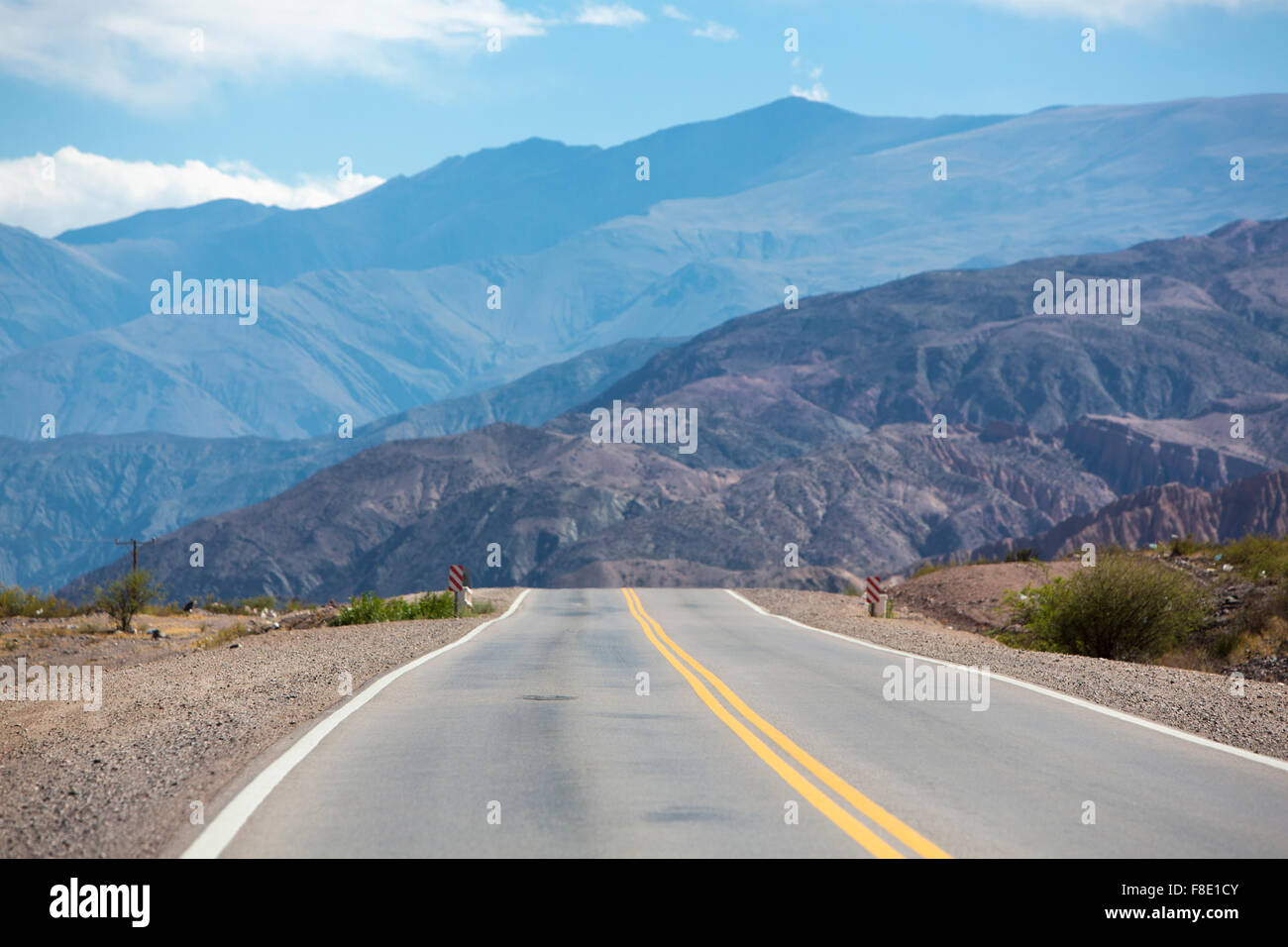 La route nationale 40 dans le Nord de l'Argentine Banque D'Images