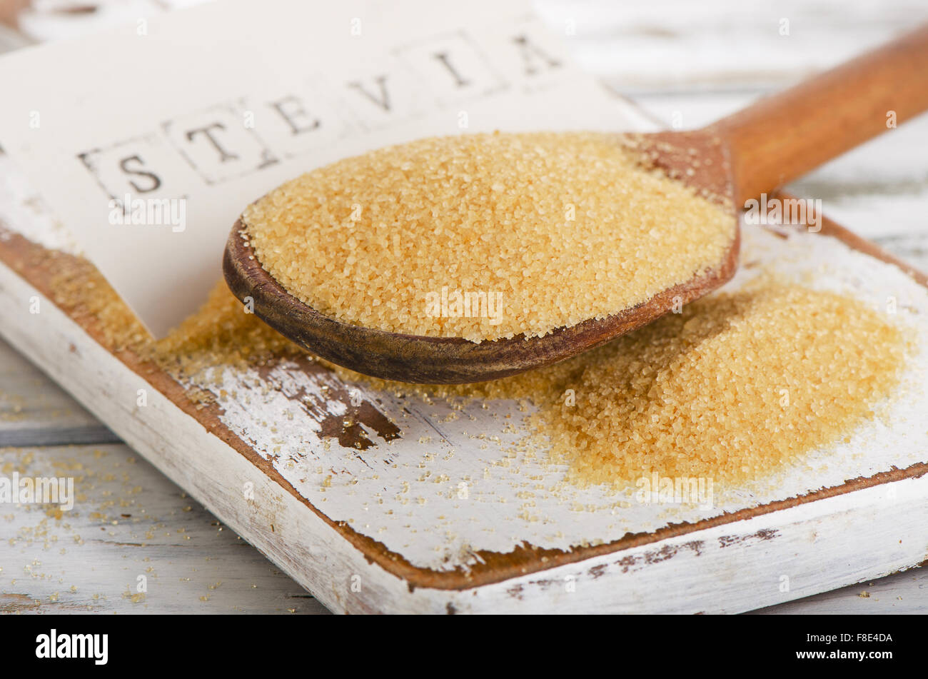 Stevia et sucre de canne Banque de photographies et d'images à haute  résolution - Alamy