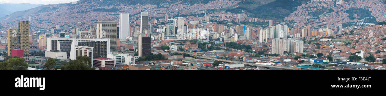 Rues de la région de Medellin, Colombie Banque D'Images