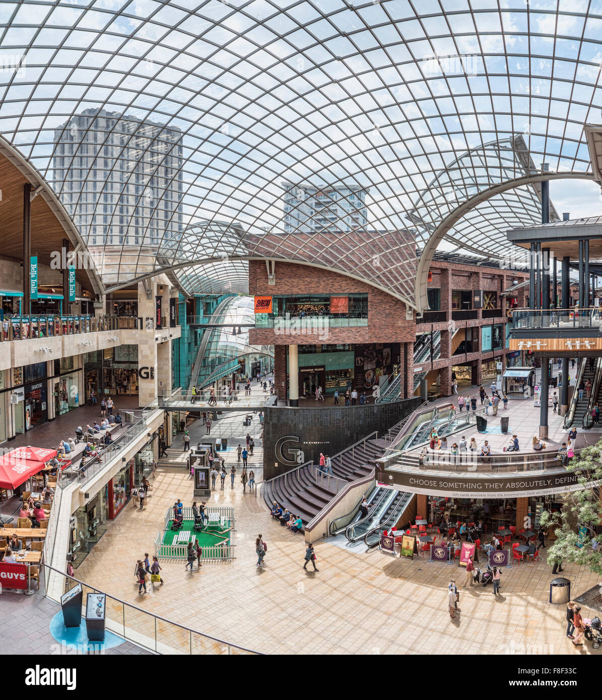 Centre commercial Cabot Circus, Bristol, Somerset, Angleterre Banque D'Images