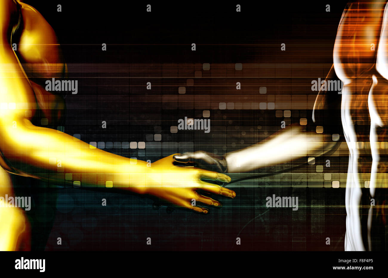 Réseau de communication internationale comme un concept d'entreprise Banque D'Images