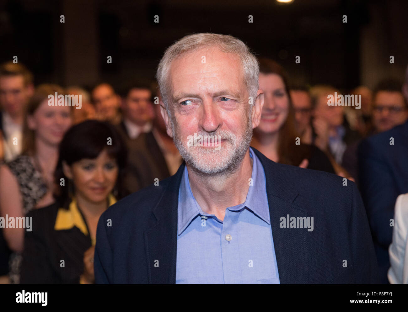 Jeremy Corbyn est annoncé comme le nouveau chef du parti travailliste Banque D'Images