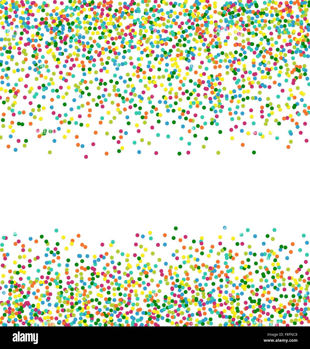 Noël arrière-plan coloré de châssis confetti Illustration de Vecteur