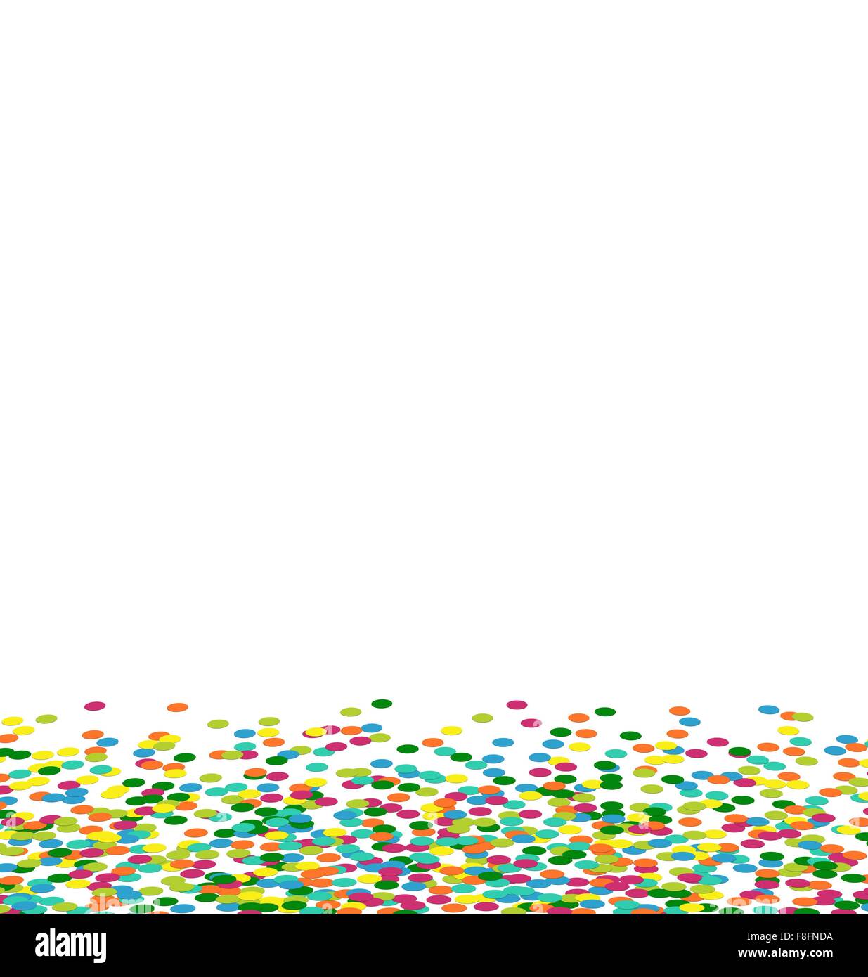 Noël arrière-plan coloré de châssis confetti Illustration de Vecteur