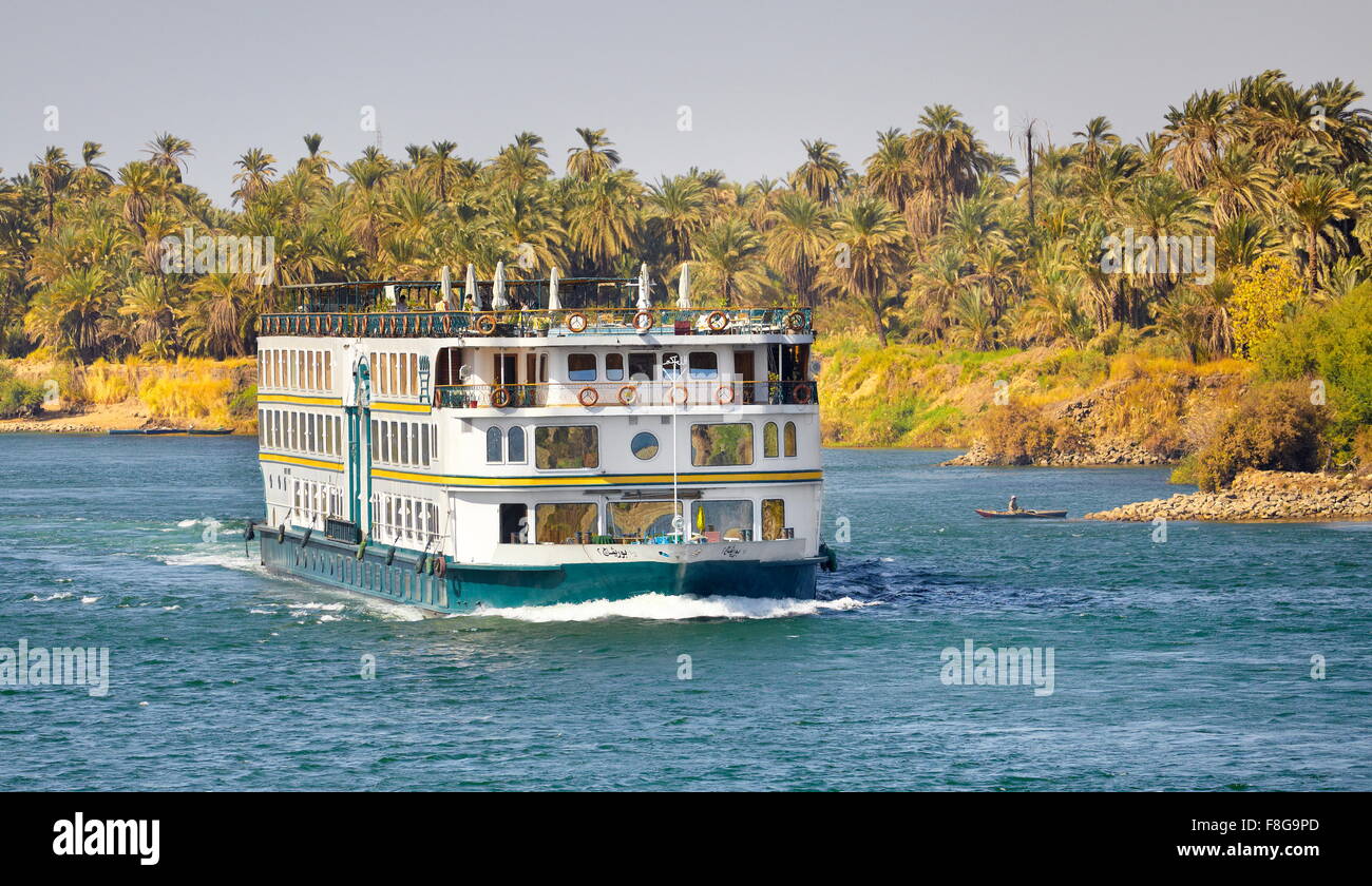 Egypte - Croisière sur le Nil, près de Aswan Banque D'Images