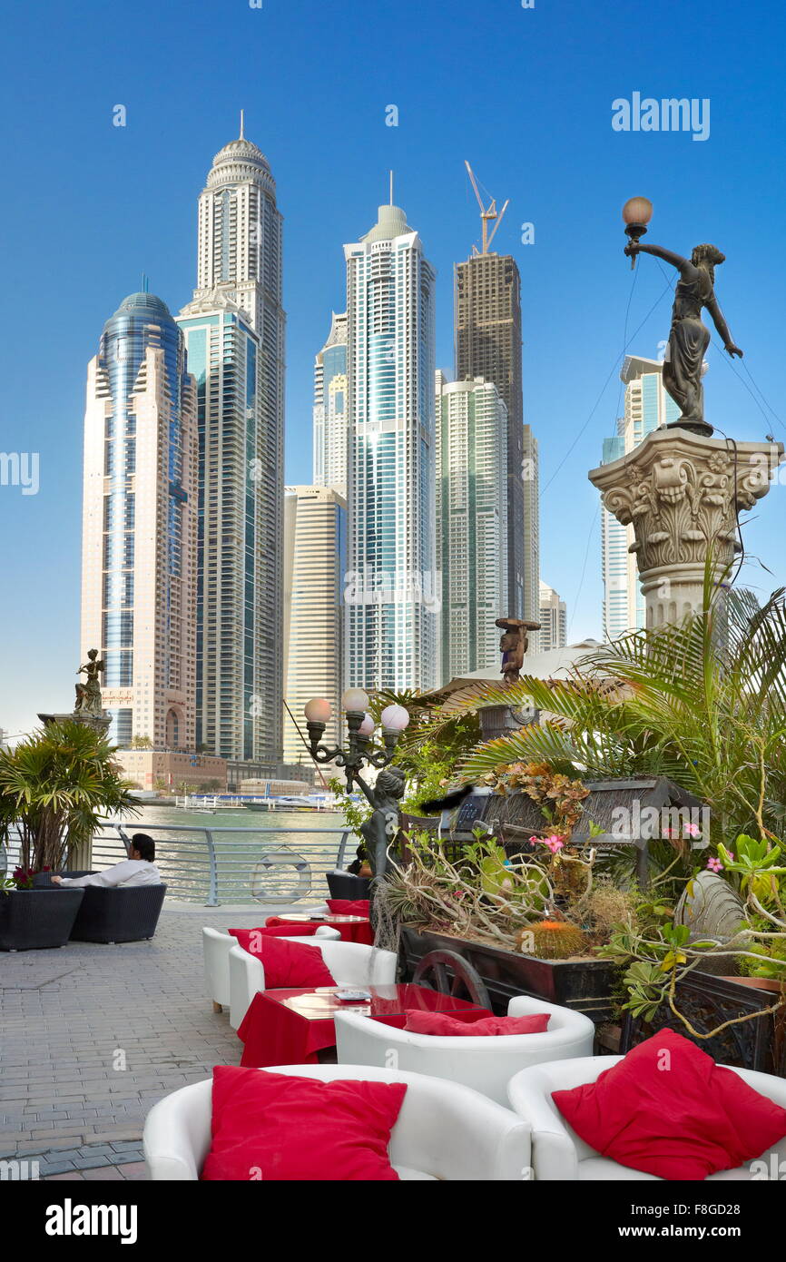 Dubaï - Emirats Arabes Unis, Marina Banque D'Images