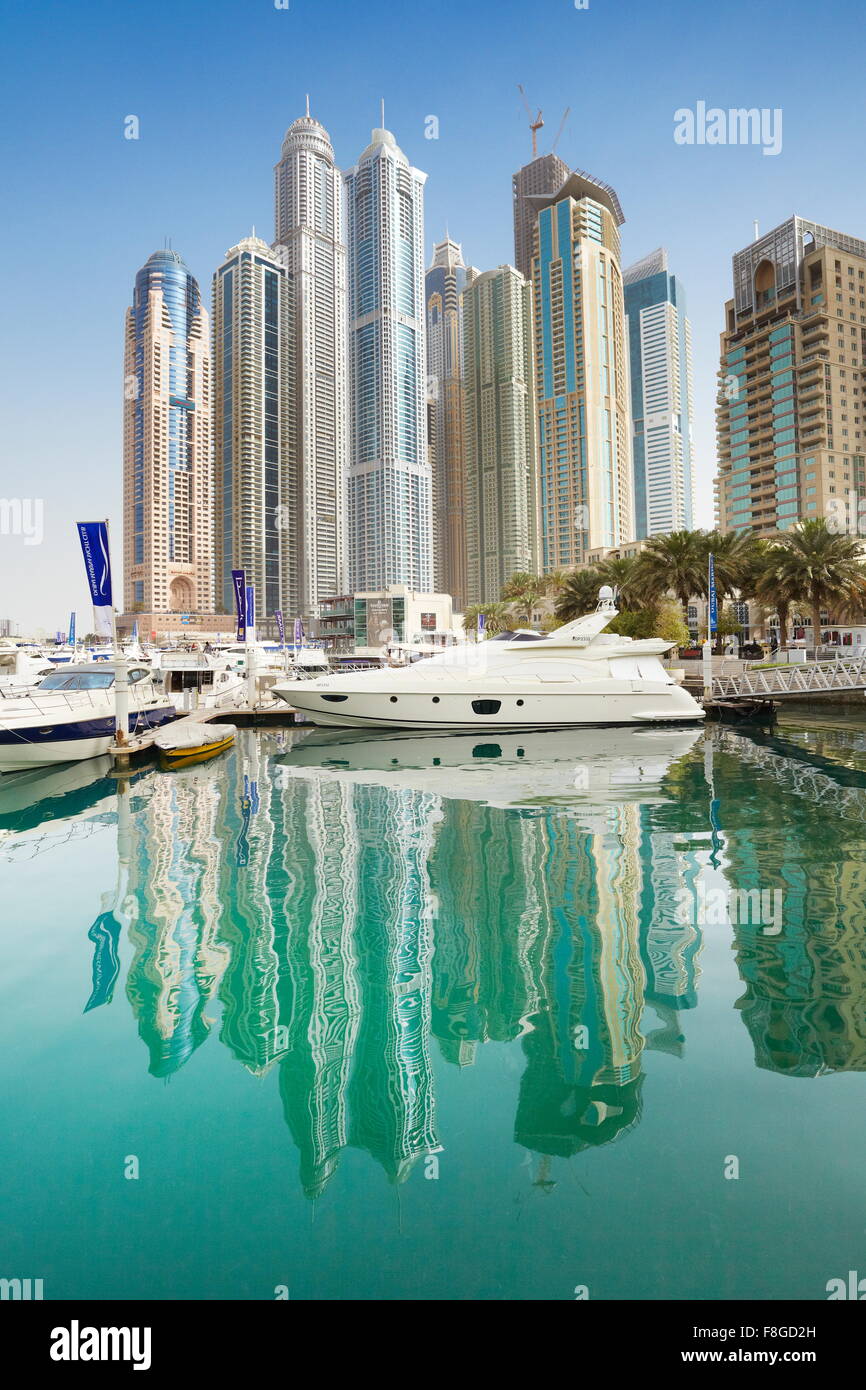 La ville de Dubaï - Marina, Emirats Arabes Unis Banque D'Images