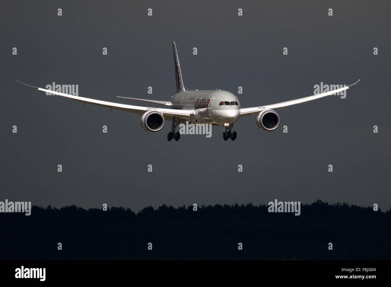 Qatar Airways Boeing 787 Dreamliner Banque D'Images