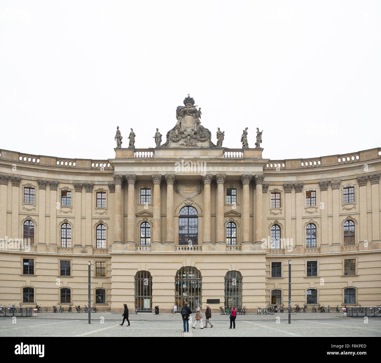 Alte Bibliothek, Université Humboldt de Berlin, la bibliothèque Banque D'Images